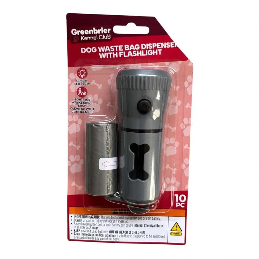 Dog Waste Bag Dispenser with Flashlight🐾